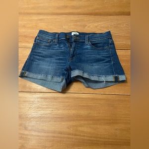 Jean shorts, size 27, J crew